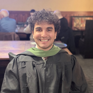 A photo of Master of Science in Global Health class of 2025 graduate Saeed Saleh